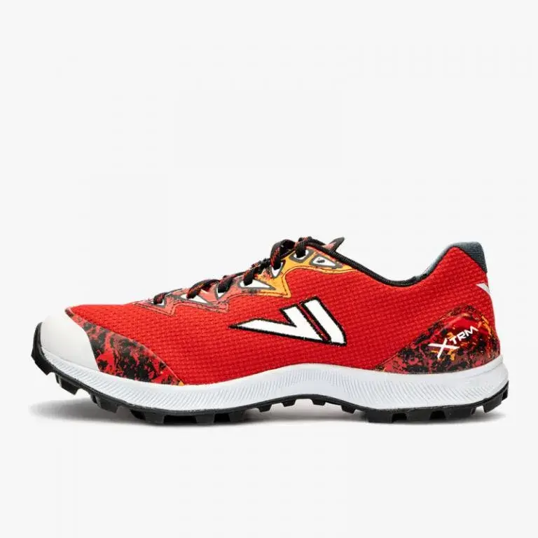Baskets De Trail VJ Xtrm 2 OCR - Pointure 9 US / 42 EU - Rouge/Blanc - Pour Course, OCR, Fitness - Occasion Très Bon État